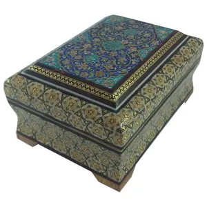 جعبه جواهرات خاتم کاری کد pp1215