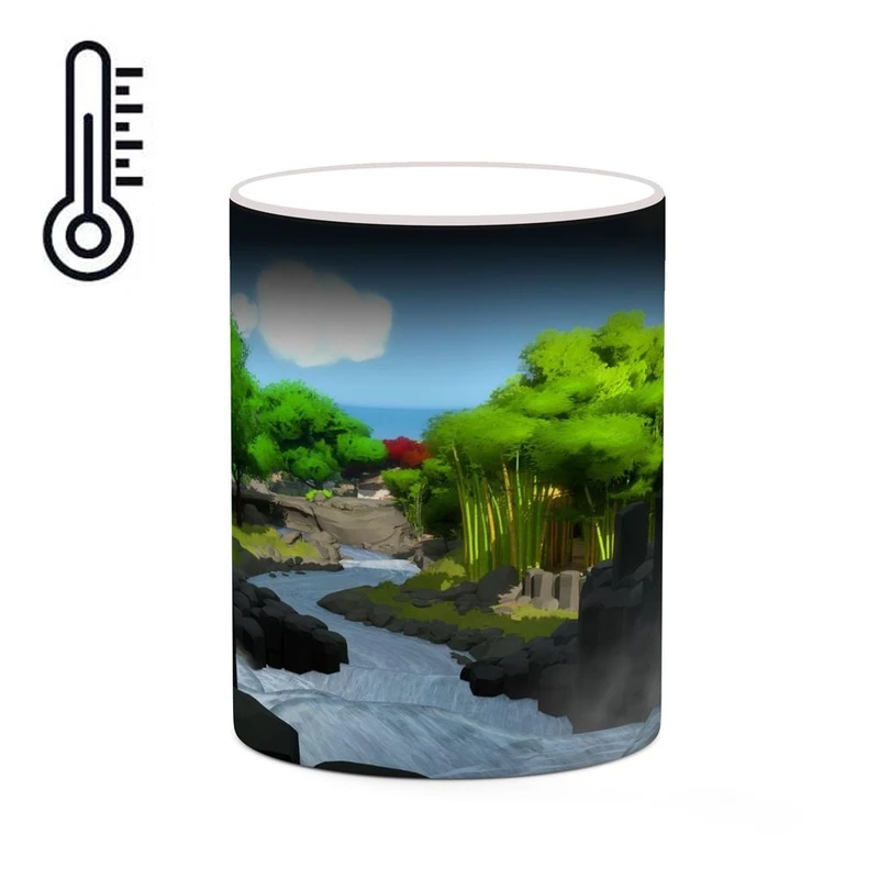 ماگ حرارتی کاکتی مدل بازی The Witness Game کد mgh31196