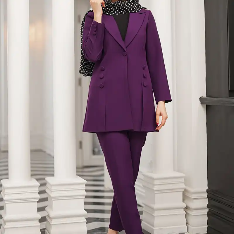 مانتو و شلوار زنانه السانا مدل پانیذ کد 139536