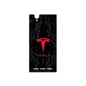 MAHOOT TESLA-Motors Cover Sticker for Sony Xperia T2 Ultra
