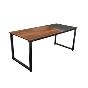 میز ناهارخوری شش نفره دیزم مدل مونتاژی LNC_asm_150×80_Di_BABRN