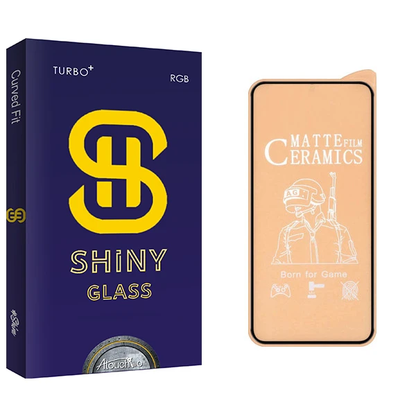 محافظ صفحه نمایش مات آتوچبو مدل Shiny Glass مناسب برای گوشی موبایل شیائومی Redmi Note 9 Pro