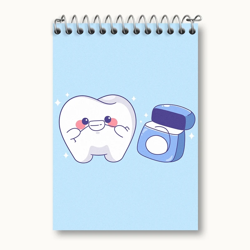 دفتر یادداشت 50 برگ خندالو مدل دندان و دندان پزشکی کودکانه کد 36739