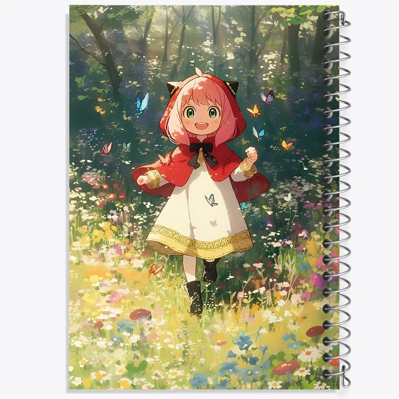 دفتر شطرنجی 50 برگ خندالو طرح آنیا انیمه اسپای ایکس کد N3668