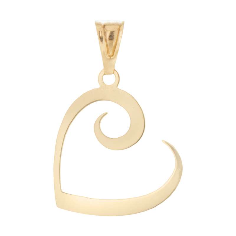 آویز گردنبند طلا 18 عیار زنانه مدل قلب کد S2110 آویز گردنبند طلا 18 عیار زنانه مدل قلب کد S2110