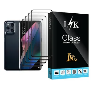 LKG LK Glass MIX004 Screen Protector For Oppo Find X3 Pro Pack Of 4