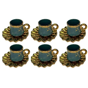 سرویس چای خوری 12 پارچه 6 نفره مدل کی تی ام 2002