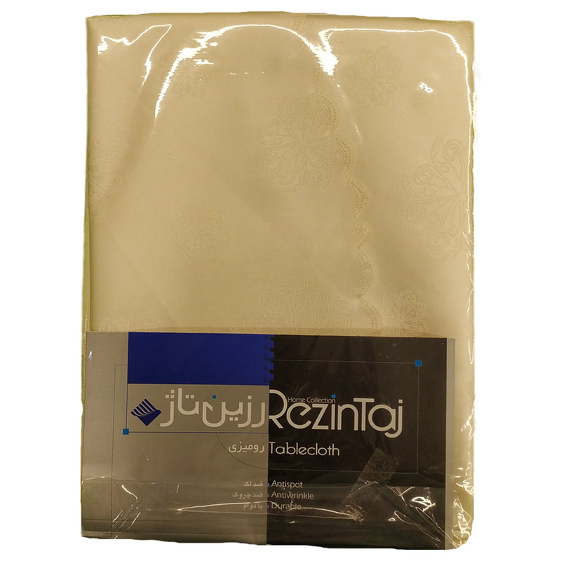 رومیزی رزین تاژ مدل اسنو سایز 177x147 سانتی‌متر