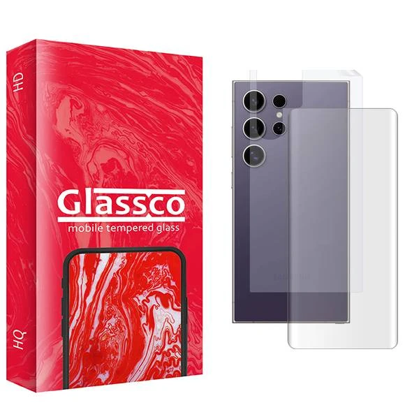 محافظ صفحه نمایش گلس کو مدل CGo1 UV مناسب برای گوشی موبایل سامسونگ Galaxy S24 Ultra  به همراه محافظ پشت گوشی