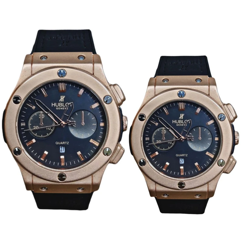 ست ساعت مچی عقربه ای زنانه و مردانه  مدل تک موتور