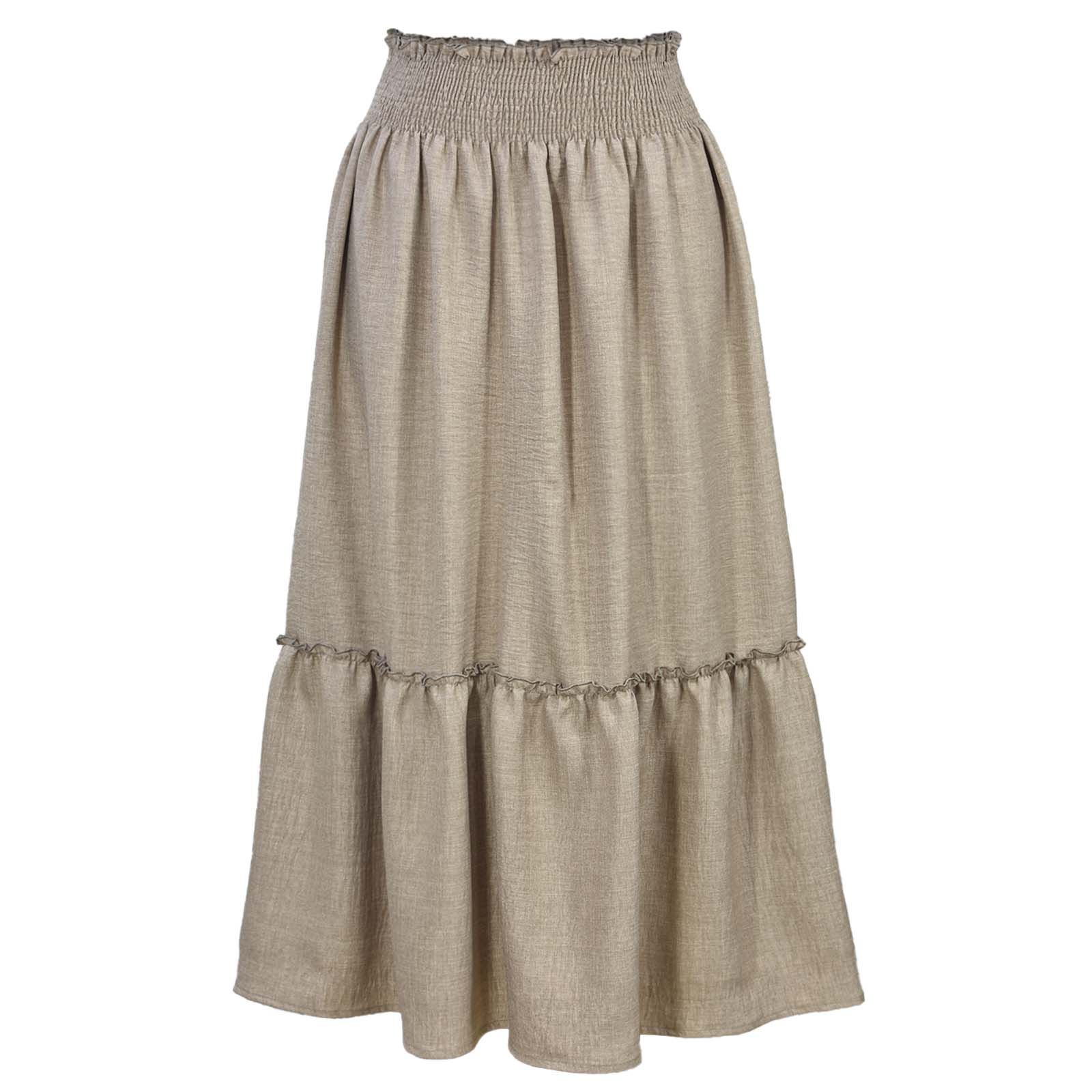 دامن چین‌دار زنانه دل آویز مدل H381 -  - 15