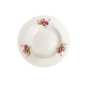 بشقاب خورش خوری مدل شكوفه بسته 6 عددی