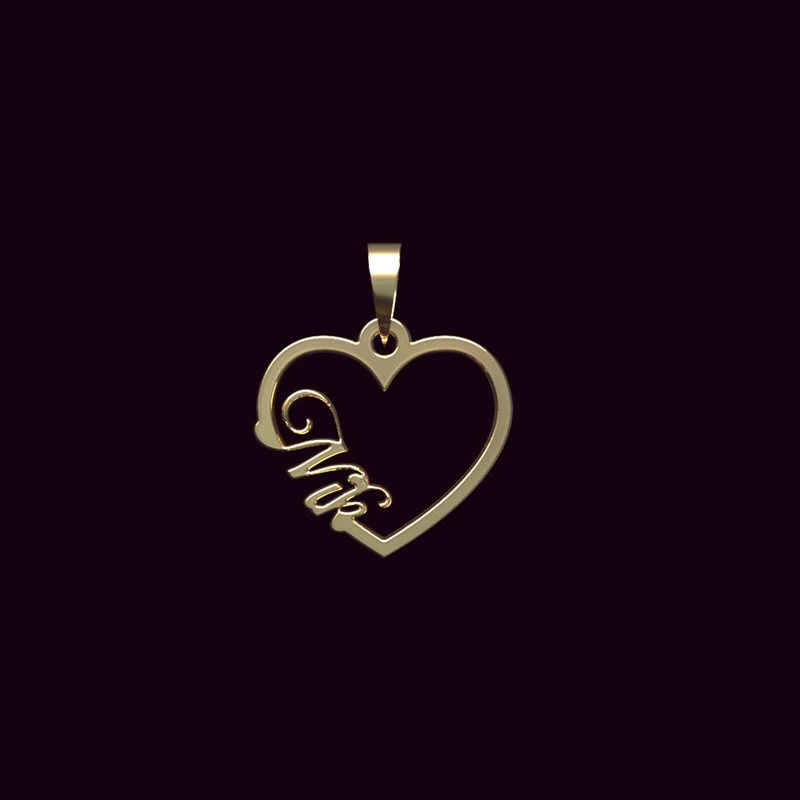 آویز گردنبند طلا 18 عیار زنانه مدوپد مدل اسم نیک nik کد PB1-10025