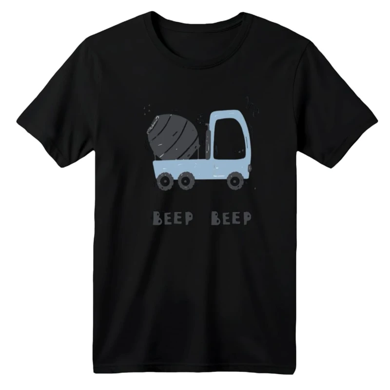 تی شرت آستین کوتاه بچگانه مدل ماشین کد ۱۱