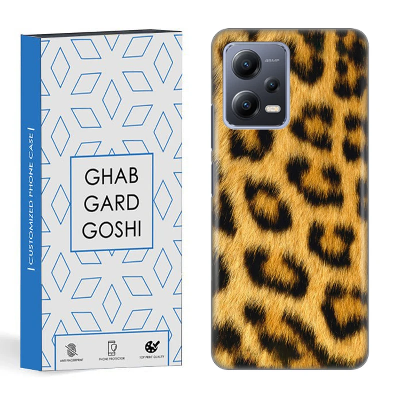کاور قاب گارد گوشی طرح پلنگی کد DIMO-074 مناسب برای گوشی موبایل شیائومی redmi note 12 5g / poco x5 5g