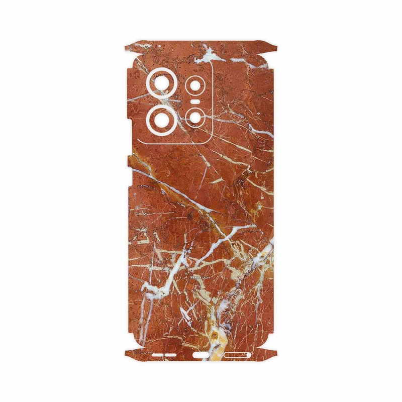 برچسب پوششی ماهوت مدل Red Marble-FullSkin مناسب برای گوشی موبایل موتورولا Edge 50 Pro