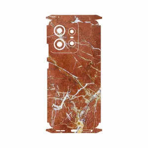 MAHOOT Red Marble-FullSkin Cover Sticker for Motorola Edge 50 Pro
