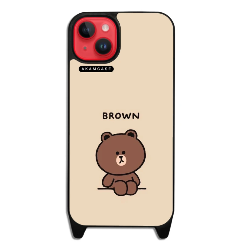 کاور آکام مدل AMCWLA14PLUS-BROWN12 مناسب برای گوشی موبایل اپل iPhone 14 Plus