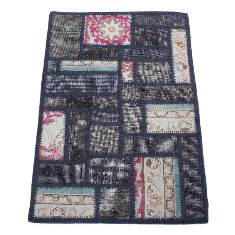 کلاژ فرش دستبافت نیم متری مدل خوی کد13660