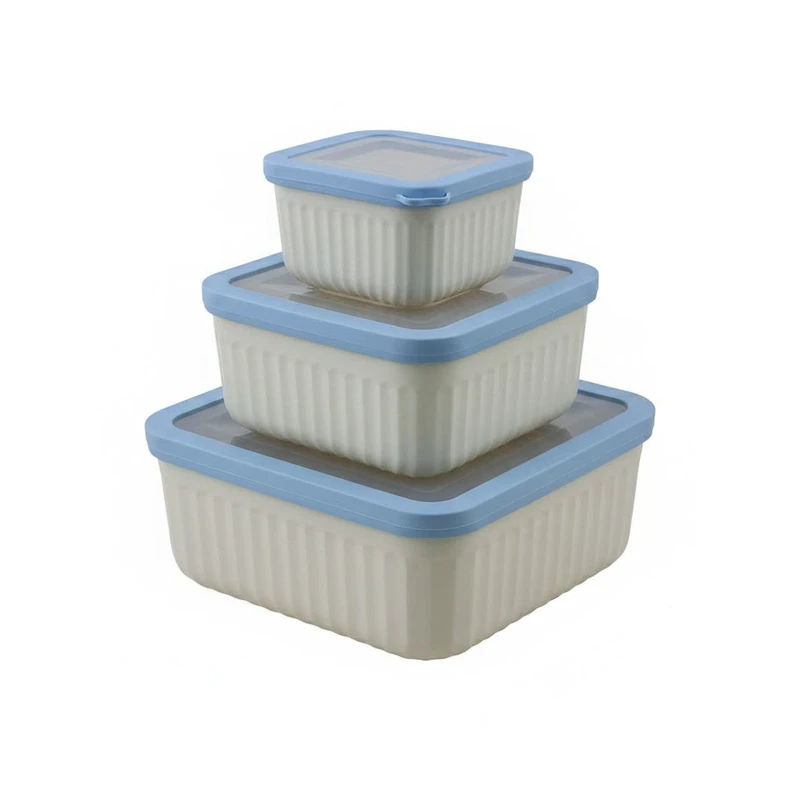 ظرف نگهدارنده کاپریس مدل مربع طرح پرایم مجموعه سه عددی