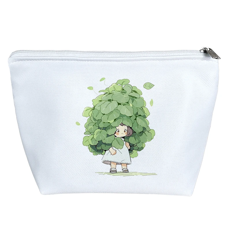 کیف لوازم آرایش دخترانه خندالو مدل دختر و برگ کد H1922