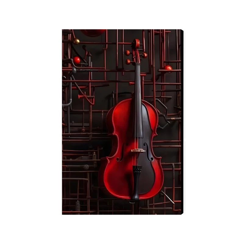 تابلو شاسی عرش مدل فانتزی گیتار کد As4238