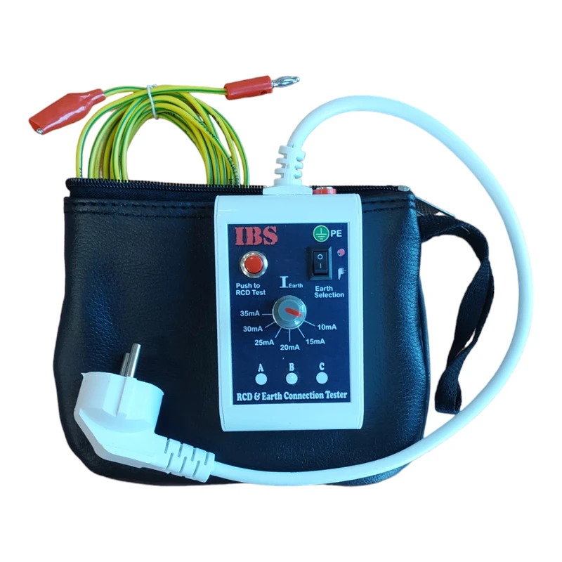 عکس شماره 3 : تستر کلید جریان نشتی و ارت مدل ibs_v1