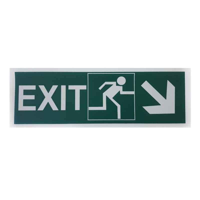 تابلو هشدار مدل خروج اضطراری پایین راست Ogips تابلو هشدار مدل خروج اضطراری پایین راست Ogips