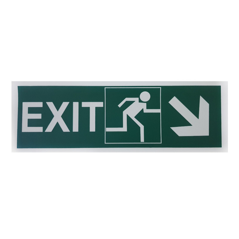 تابلو هشدار مدل خروج اضطراری پایین راست Ogips تابلو هشدار مدل خروج اضطراری پایین راست Ogips