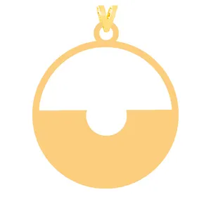 آویز گردنبند طلا 18 عیار زنانه کرابو مدل شکل هندسی Kr31635