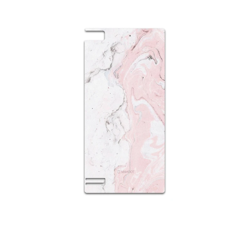 برچسب پوششی ماهوت مدل Blanco-Pink-Marble مناسب برای گوشی موبایل بلک بری Z3