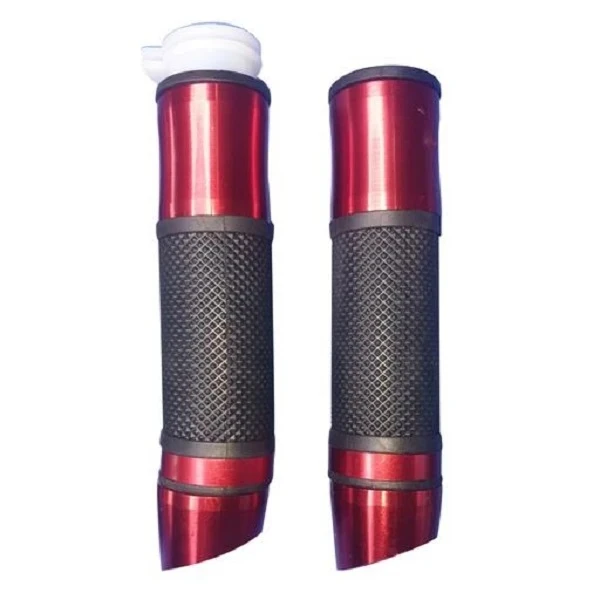 دسته گاز و فرمان اسپورت موتور سیکلت وارون مدل ماتیکی کد W-107-RD بسته 2 عددی