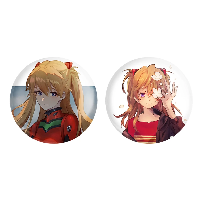 مگنت خندالو مدل ری و آسوکا چان انیمه اونگلیون کد 1382513826 مجموعه 2 عددی