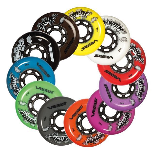 چرخ اسکیت سبا مدل STREET INVADERS 80MM بسته 4 عددی