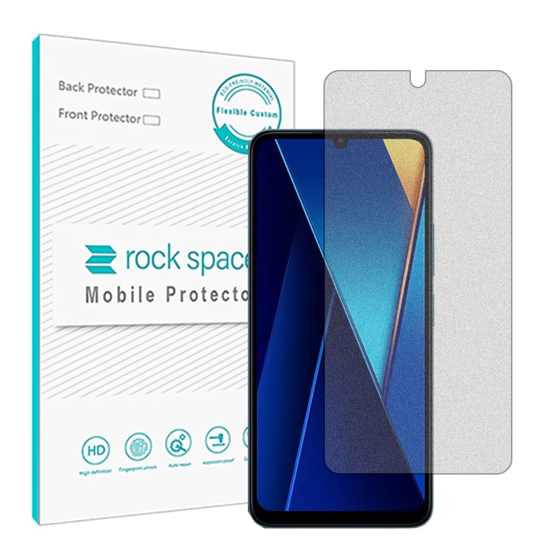 محافظ صفحه نمایش مات راک اسپیس مدل HyMTT مناسب برای گوشی موبایل شیائومی Poco C65