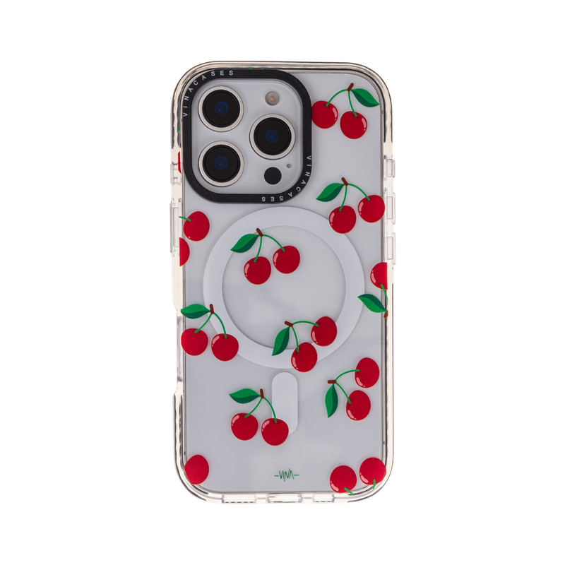 کاور ویناکیسز مدل Sweet cherry MagSafe مناسب برای گوشی موبایل اپل iphone 16 pro 