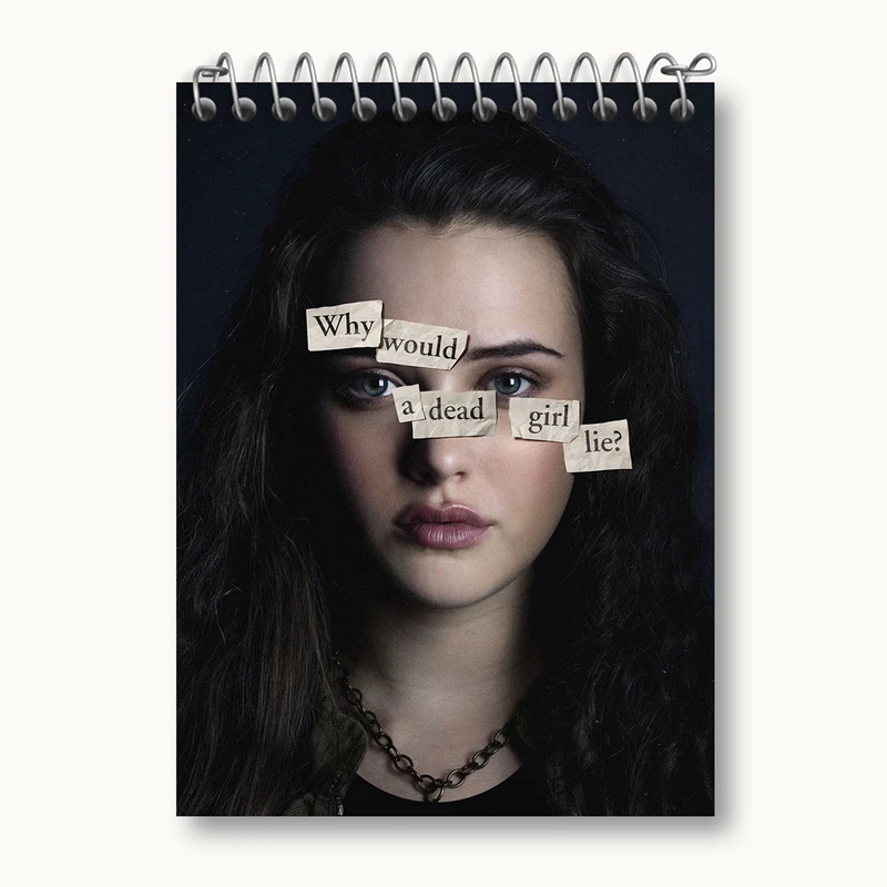 دفتر یادداشت 50 برگ خندالو مدل هانا بیکر 13دلیل برای اینکه Reasons Why13 کد 20333