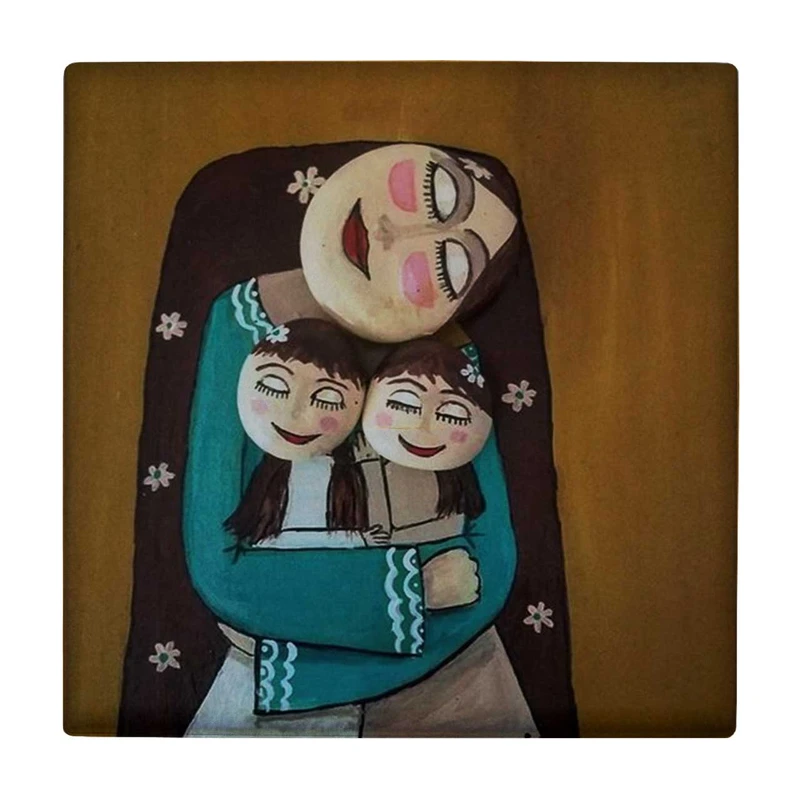 زیر لیوانی طرح مهرمادری کد    3245228_454