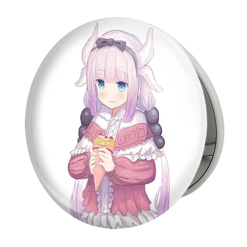 آینه جیبی خندالو طرح کانا انیمه اژدهای خدمتکار کوبایاشی مدل تاشو کد 36276