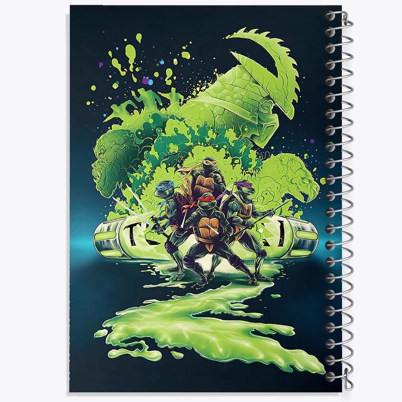 دفتر لیست خرید 50 برگ خندالو طرح لاکپشت های نینجا کد N4942