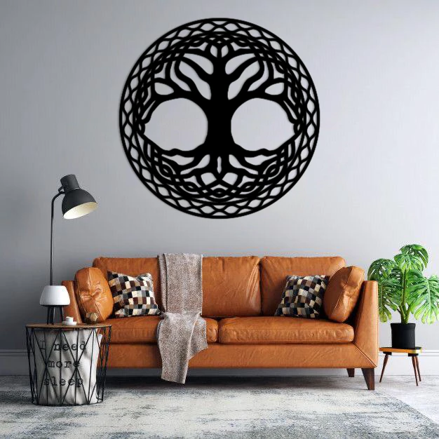 استیکر دیواری طرح درخت زندگی کد 03