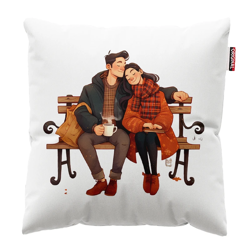 کوسن پاد آفرین مدل عشق همسر کد PK301869 سایز 30*30 سانتی متر