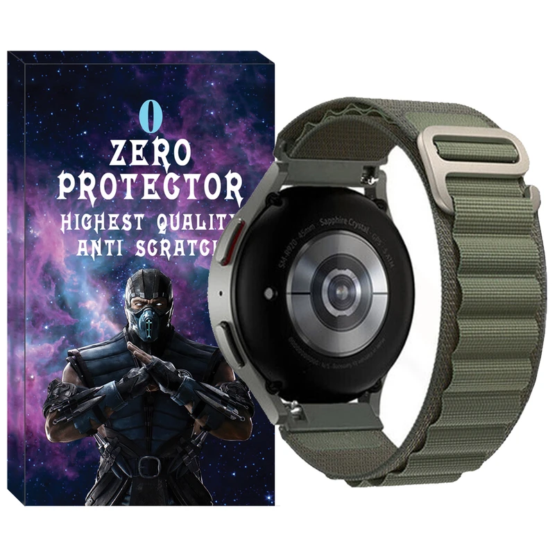 بند زیرو مدل Alpine-ZR-TW مناسب برای ساعت هوشمند سامسونگ Galaxy Gear S3 Frontier SM-R760