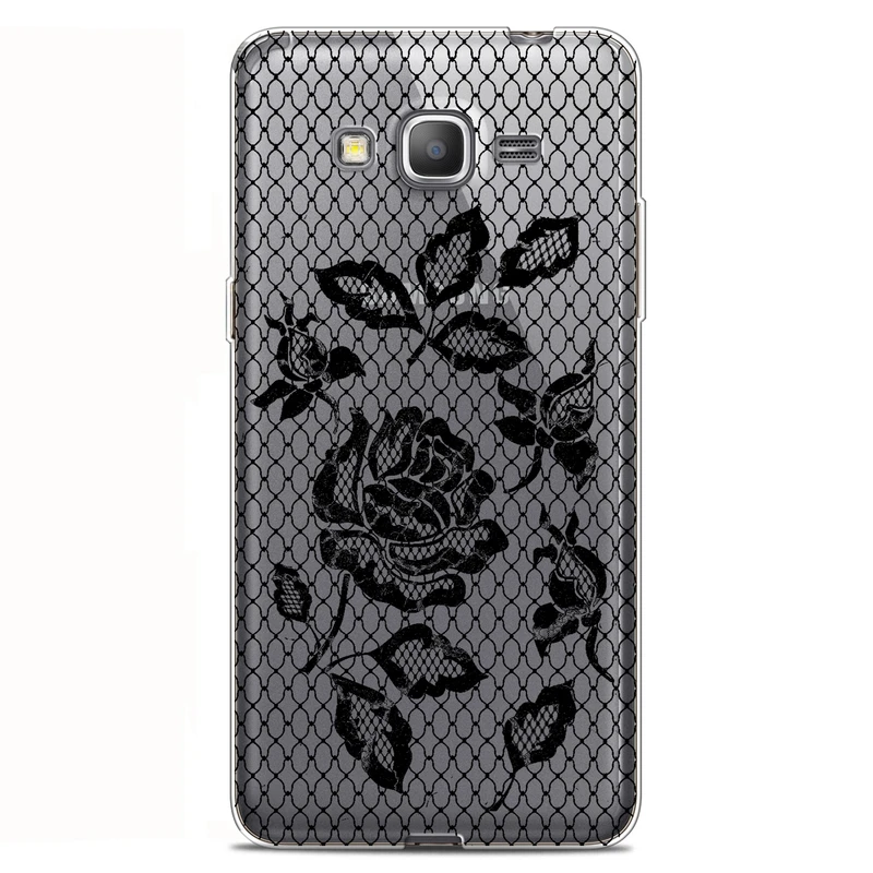 کاور مگافون طرح گل مدل C43-B مناسب برای گوشی موبایل سامسونگ Galaxy Grand Prime Plus / G532 