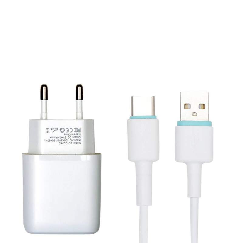 شارژر دیواری بوو مدل CDA60C به همراه کابل تبدیل USB-C