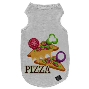 لباس سگ و گربه 27 طرح Pizza کد MH860 سایز XL