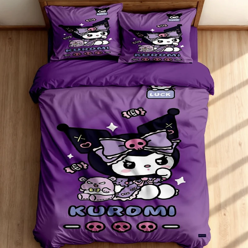 سرویس خواب یک نفره 5 تکه مدل کرومی کد kuromi 1212