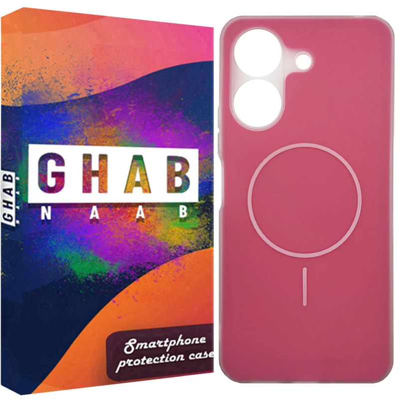 کاور قاب ناب مدل پاستیلی طرح MagSafe مناسب برای گوشی موبایل شیائومی Redmi 13C / Poco C65 