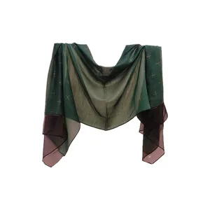 شال زنانه مدل حریر شیشه کد 354