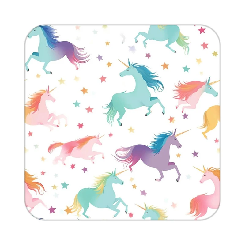 زیر لیوانی کاکتی طرح اسب تک شاخ و یونیکورن مدل mp31879